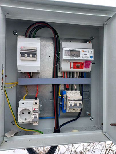 Подключение электричества