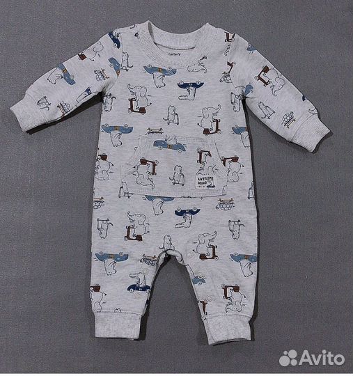 Тёплый комбинезон слип cartrer's 68;74;80 86 92