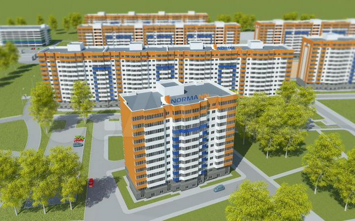1-к. квартира, 36,1 м², 2/12 эт.