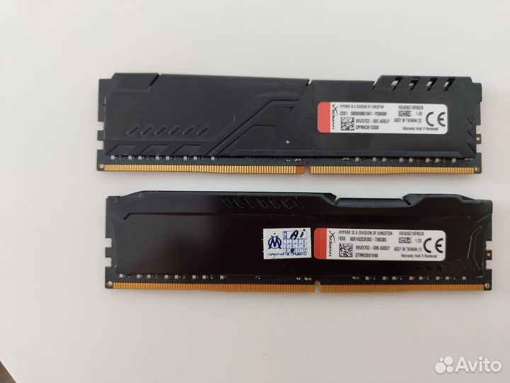 Оперативная память DDR4 16GB 2666MHz HyperX