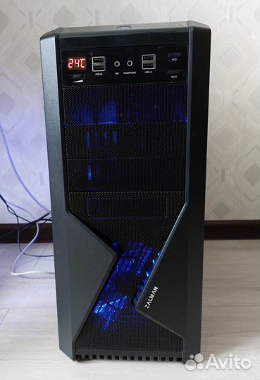 Игровой пк 8 ядер, RX 580 8Gb, RAM 16Gb, SSD480