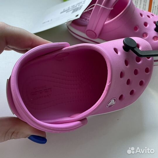 Новые сабо crocs для девочки c5