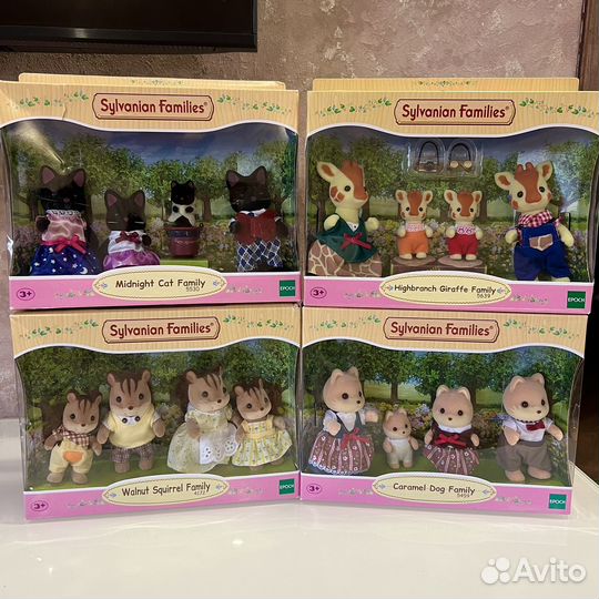 Sylvanian Families разные наборы семей