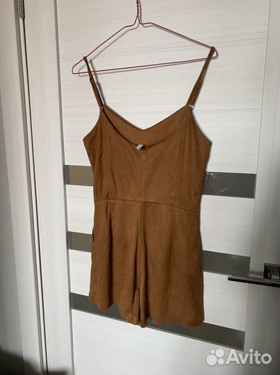 Комбинезон stradivarius под замшу