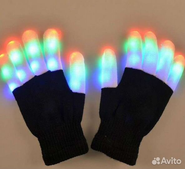 Перчатки для вечеринок со светодиодной подсветкой