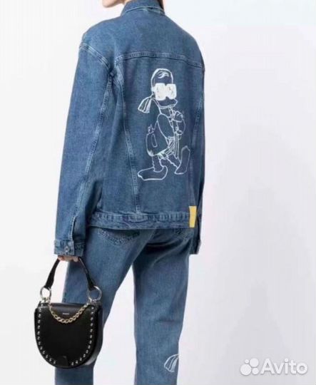 Джинсовая куртка Karl lagerfeld оригинал унисекс