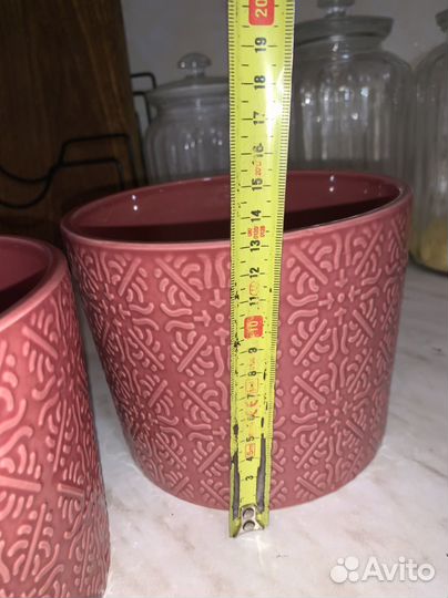 Горшок для цветов керамический