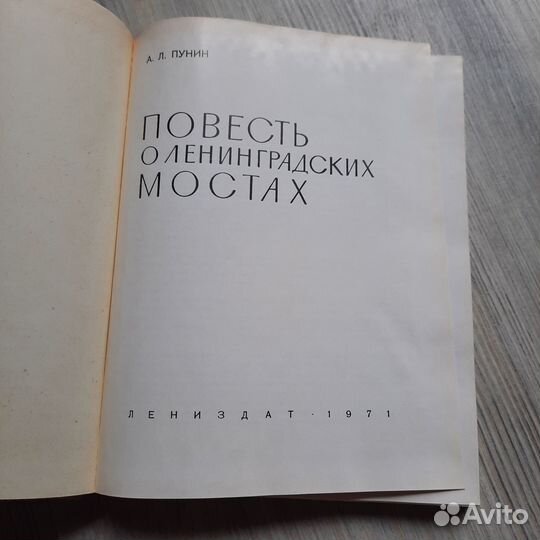 Повесть о ленинградских мостах. Пунин. 1971 г