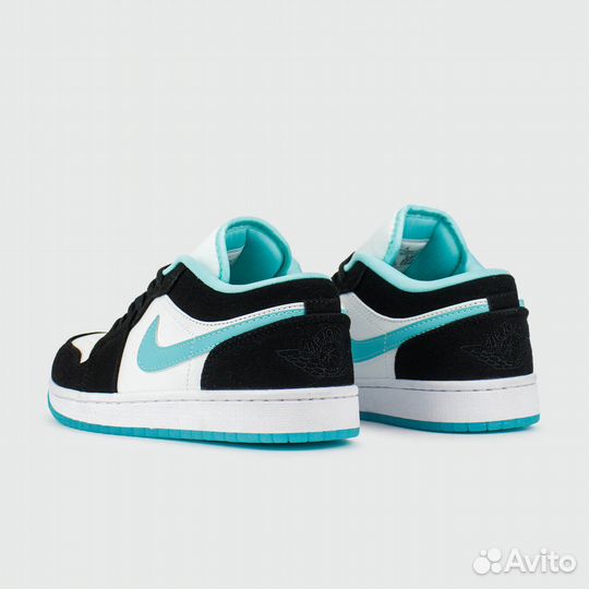 Кроссовки Nike Air Jordan 1 Low White Black Mynt S