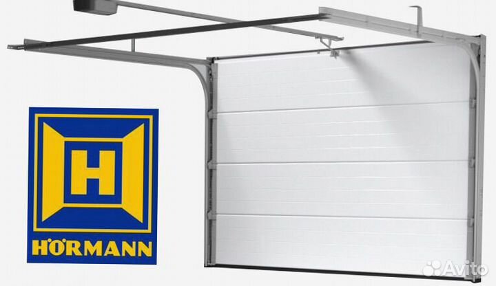 Ворота секционные подъёмные 2,5м*2,275м