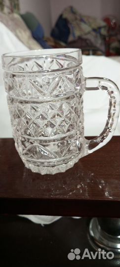 Пивная кружка СССР, хрусталь