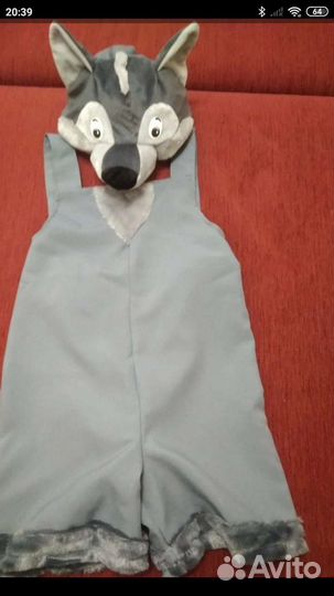 Новогодний костюм волка и поросенка