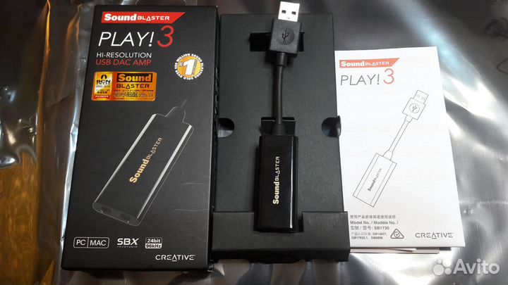 Creative Sound Blaster Play 3 усилитель ушей
