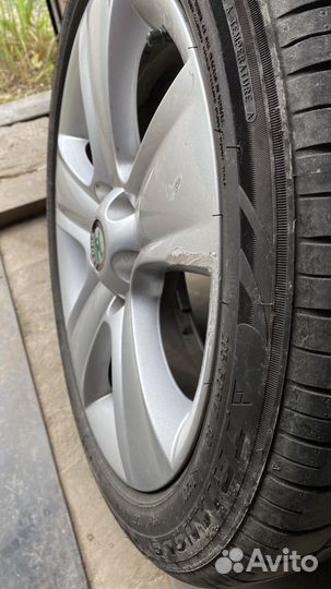 Диски Skoda Dolomite R17 + Triangle 201 205/50