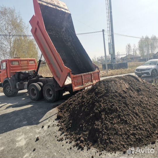 Черный плодородный грунт в мешках и навалом