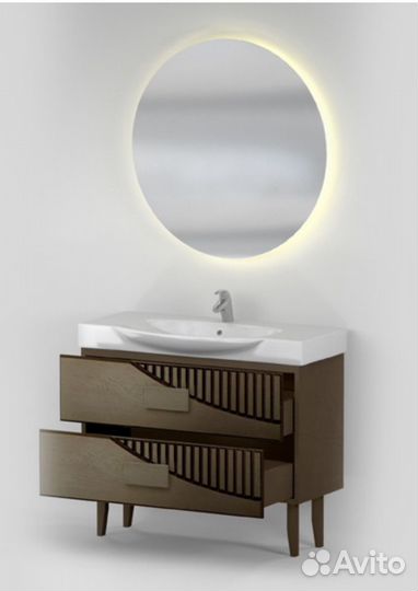 Тумба под раковину из дуба