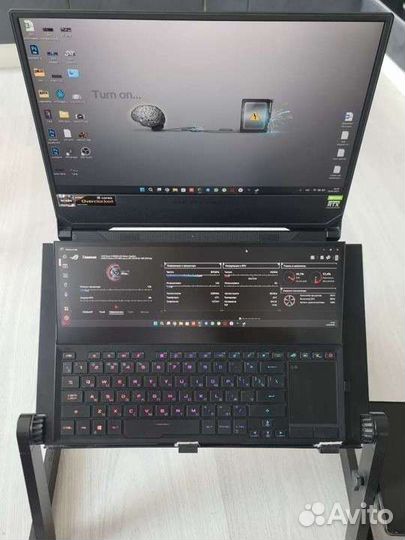 Игровой Asus ROG Zephyrus DUO 15 SE, RTX3080 16гб