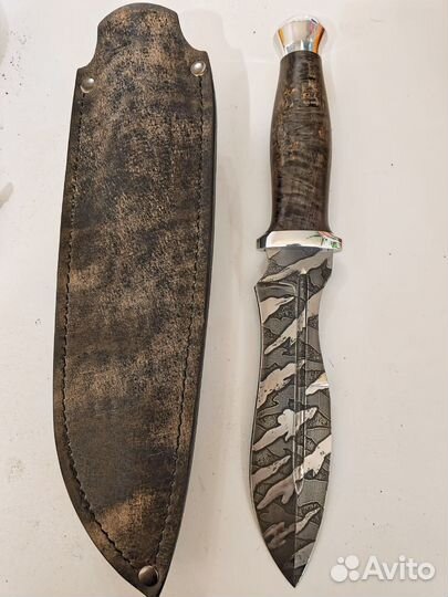 Нож охотничий ручной работы