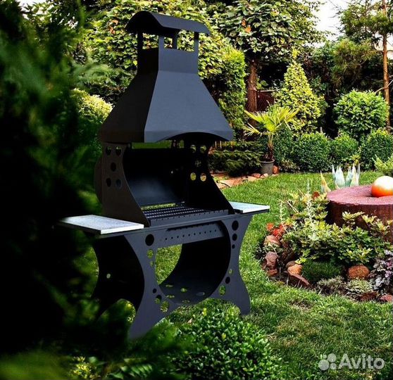 Мангал коптильня