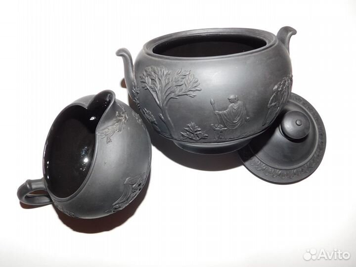 Wedgwood Старинные молочник и сахарница Англия