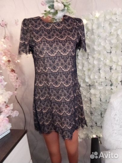 Платье-туника женское новое круженое 46-48/12