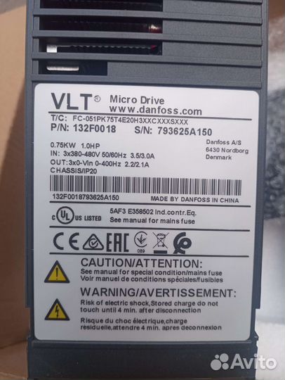 Частотный преобразователь 380в