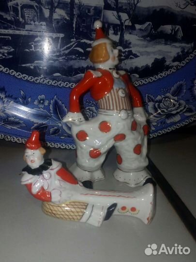Статуэтка клоун Орлов фарфор