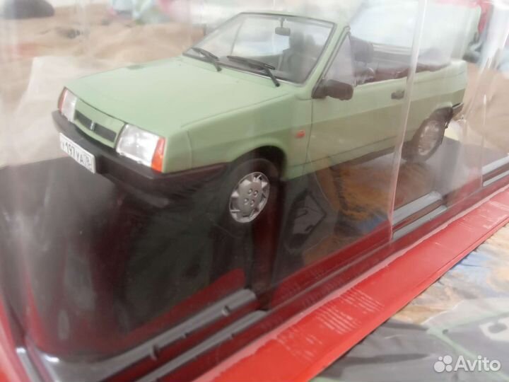 Модель автомобиля ваз 2108 Наташа в масштабе 1/24