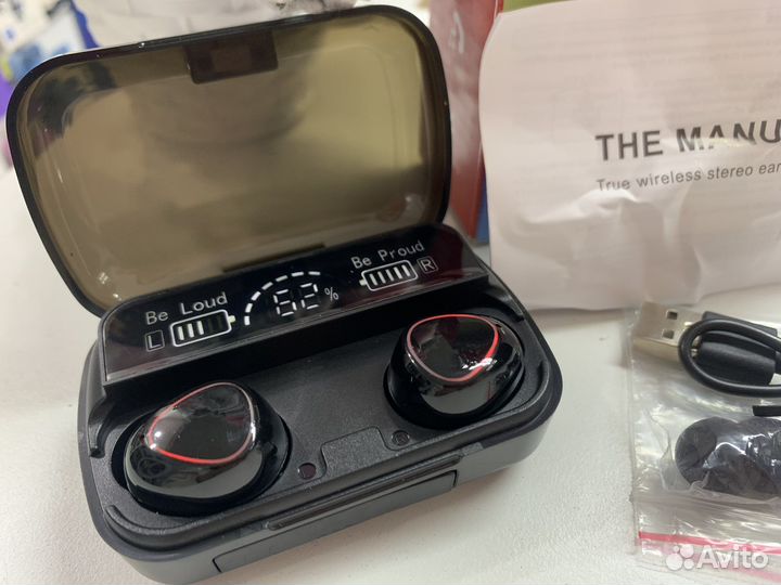 Беспроводные наушники TWS M10 (новые)