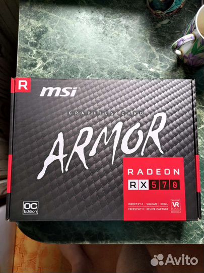 Видеокарта rx570 8gb