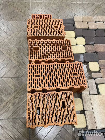 Теплый блок керамика строительный поризованный