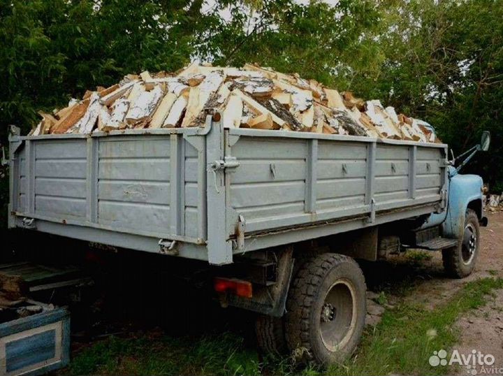 Дрова березовые. Колотые