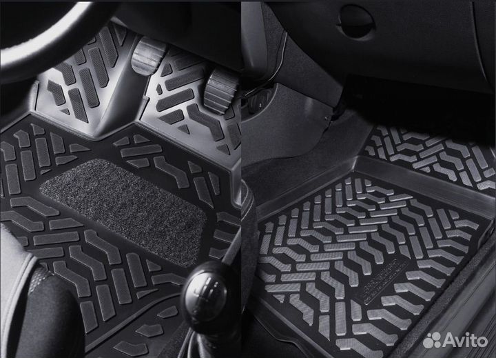 Коврики резиновые на vw polo седан