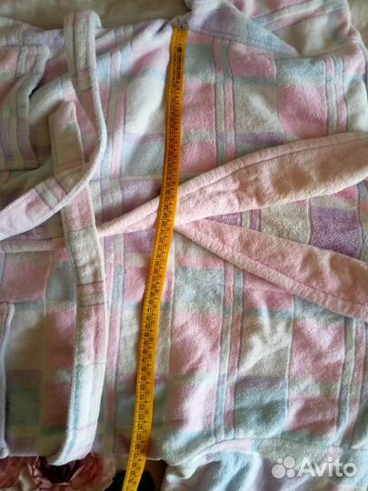 Халат махровый женский длинный