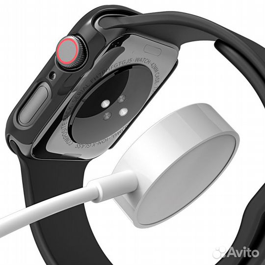 Чехол белый на смарт часы Apple Watch серии 7/8