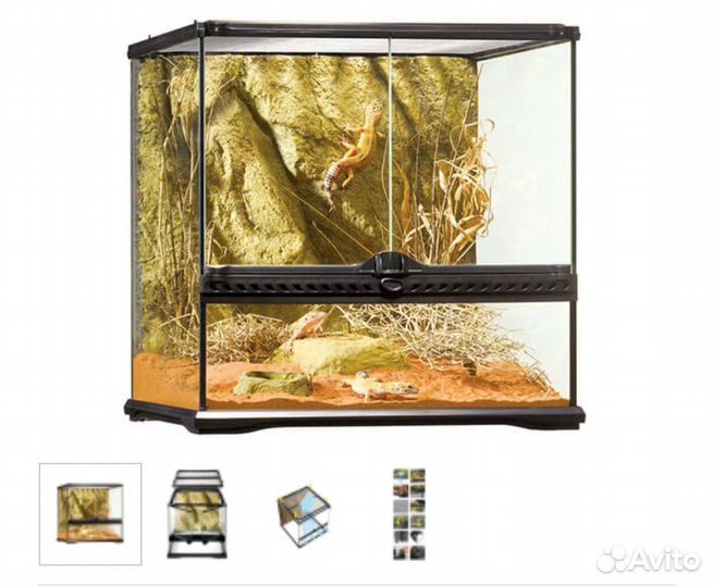 Террариум из силикат. стекла Exo Terra, 45х4545