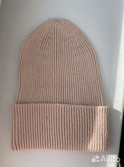 Шапка демисезонная для девочки новая р. 42-46