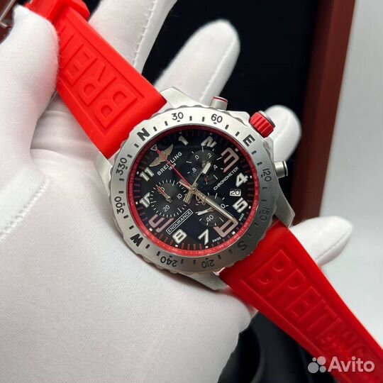 Мужские часы Breitling красные