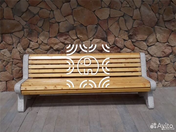 Скамейка бетонная 