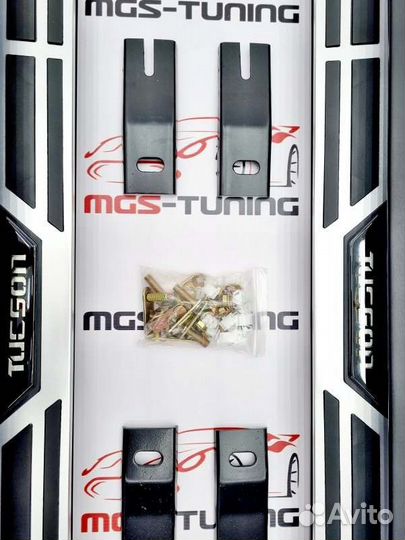 Пороги Hyundai Tucson 2015-2020 подножки туксон