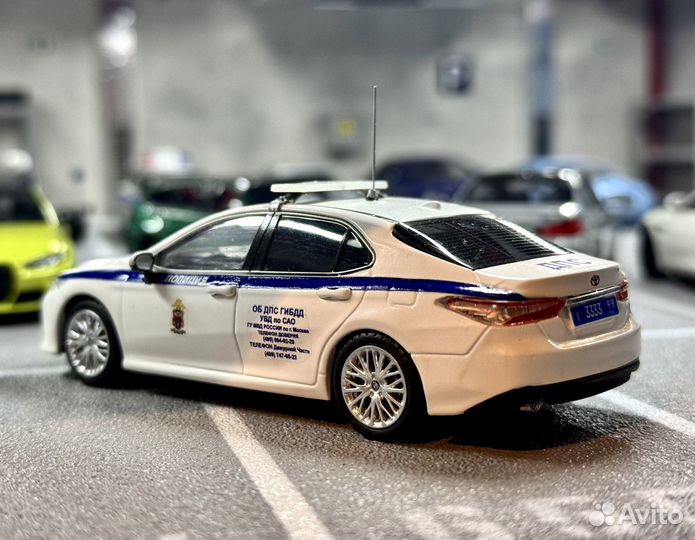 Модель Toyota Camry дпс Полиция 1:43