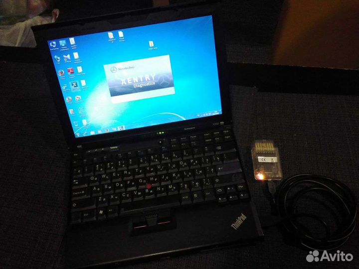 Диагностика Mercedes + Lenovo X200