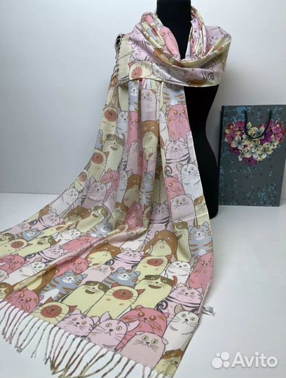 Шарфы платки палантины