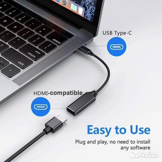 Конвертер с Type-C на hdmi