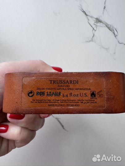 Trussardi my land 100мл остаток во флаконе