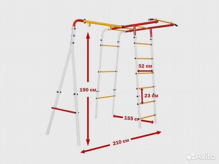Спортивный детский комплекс для дачи