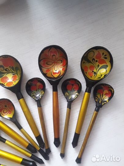 Ложки деревянные и мельхиор