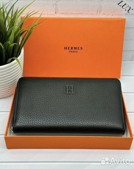 Портмоне из натуральной кожи Hermes