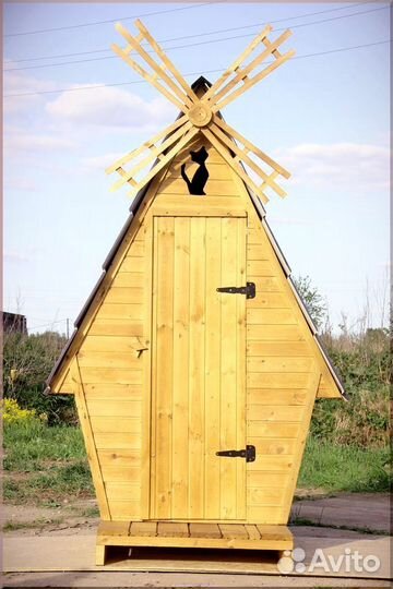 Уличный туалет с установкой Р535