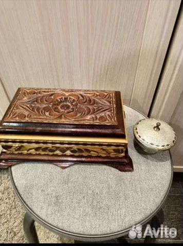 Шкатулки дерево и металл